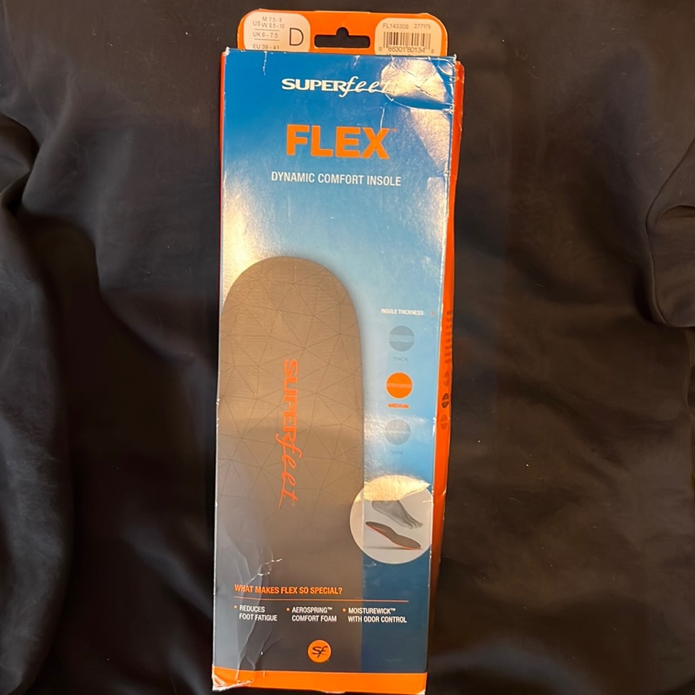 New Superfeet Flex insole